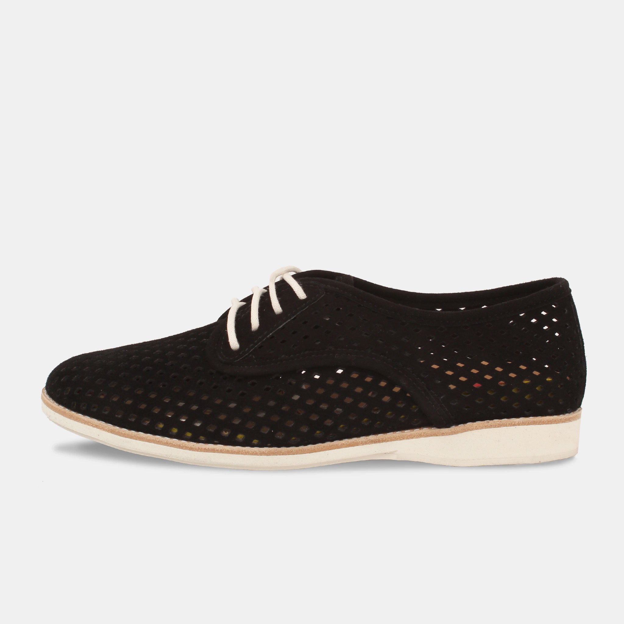 Derby Punch Black Suede