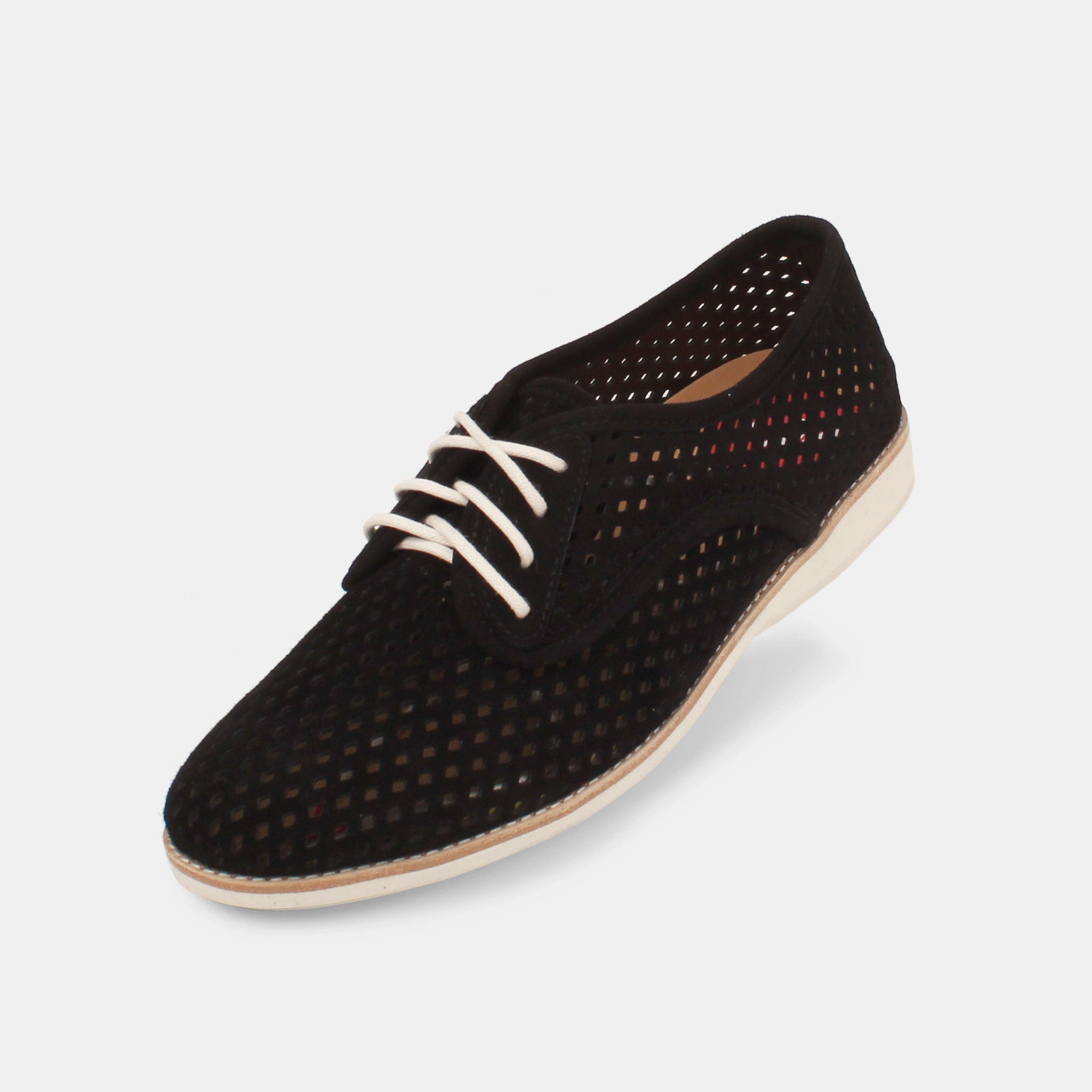 Derby Punch Black Suede