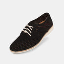 Derby Punch Black Suede