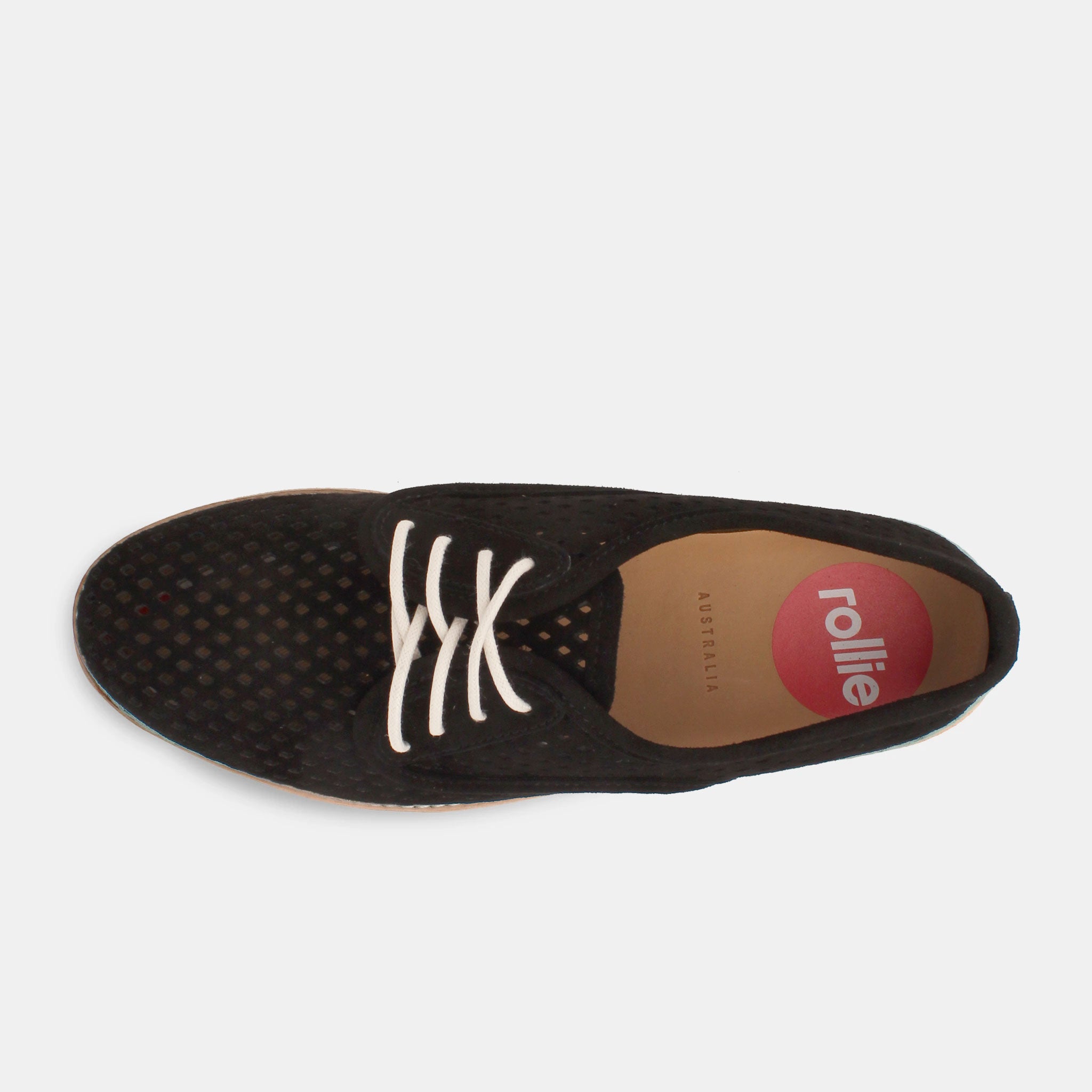 Derby Punch Black Suede